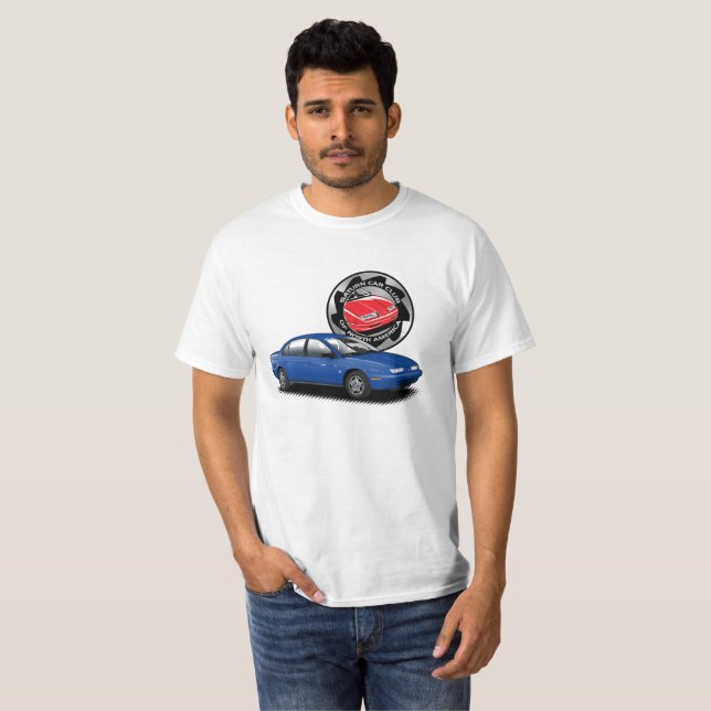 T-shirt Blue Saturn SL2 SCCNA (Devant entier)