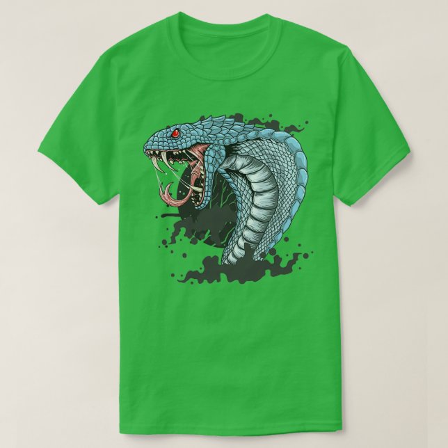 T-SHIRT BLUE SNAKE (Design devant)