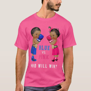 T-shirt Blue v Rose Ethnic Boxing Babie Gender Reveal