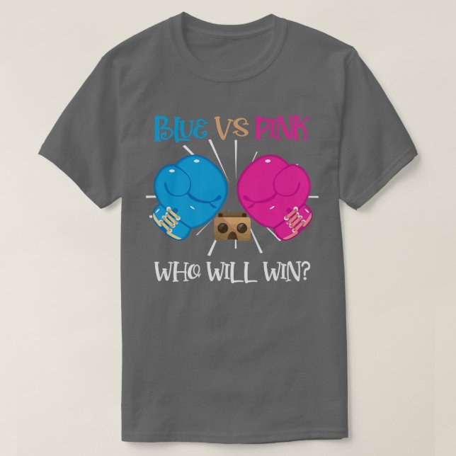 T-shirt Blue vs Pink Boing Genre Reveillez la fête Idéal (Design devant)