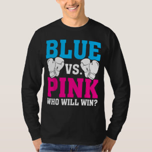 T-shirt Blue Vs Pink Ethnic Boxing Babies Gender Reveal