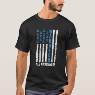 T-shirt Blue Warrior For Women & Men Aussi Sensibilisation
