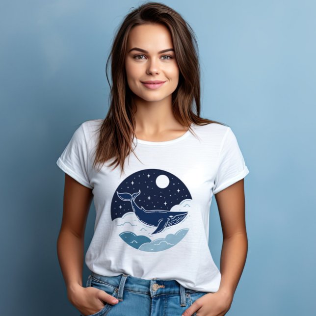 T-shirt Blue Whale Dream (Créateur téléchargé)