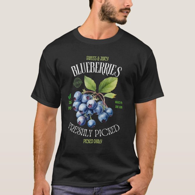 T-shirt Blueberries (Devant)