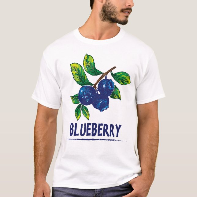 T-SHIRT BLUEBERRY (Devant)