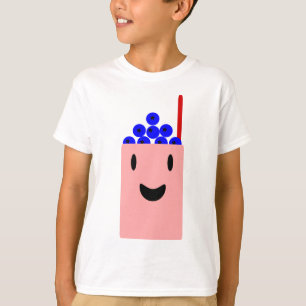 T-shirt Blueberry Smoothie est heureux