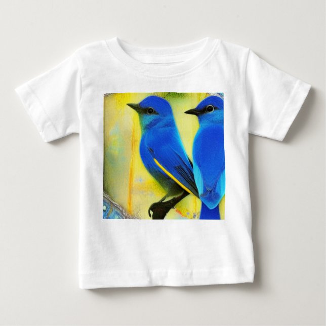 T-shirt Bluebird de bonheur (Devant)