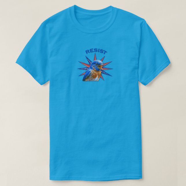 T-shirt Bluebird Resist (Design devant)