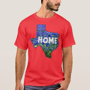 T-shirt Bluebonnets Thés Fleur d'État DOMICILE Thés