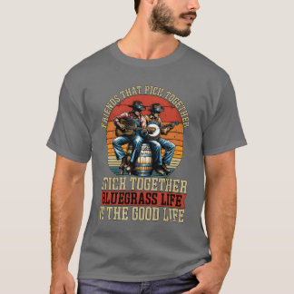 T-shirt Bluegrass Music Friendshat Pick Country Music girl
