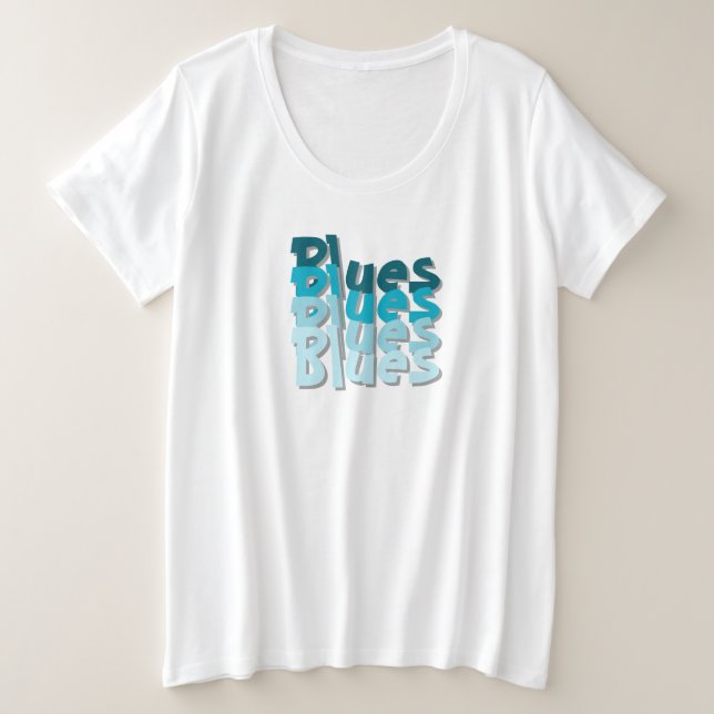 T-shirt Blues (Design devant)