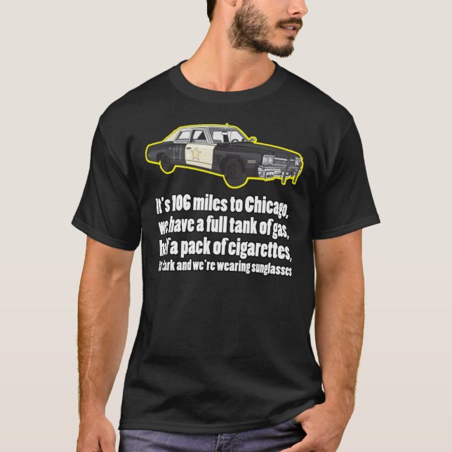 T-shirt blues frères bluesmobile film tv Essential T-Sh (Devant)
