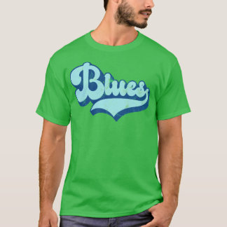 T-shirt BLUES Version texte léger