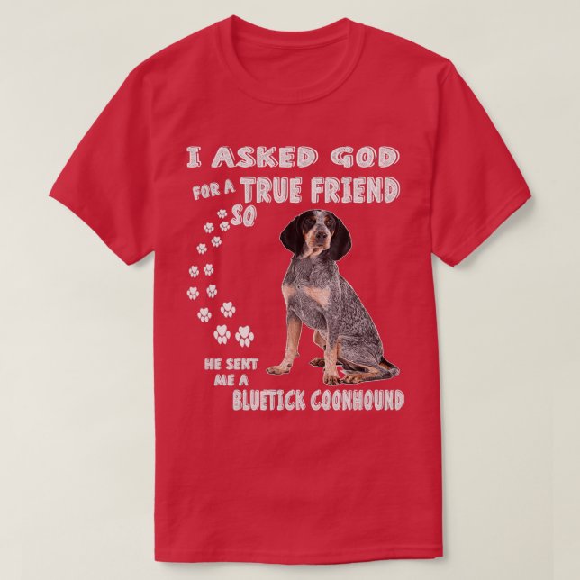 T-shirt Bluetick Coonhound Cadeaux Pour Bluetick Mom Bluet (Design devant)