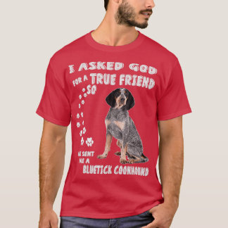 T-shirt Bluetick Coonhound Cadeaux Pour Bluetick Mom Bluet