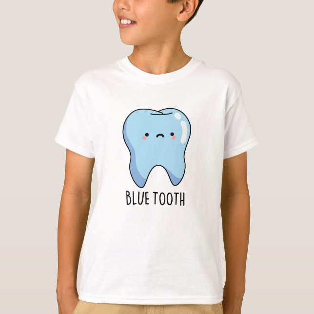 T-shirt Bluetoot Drôle de jeu de mots technique Bluetooth  (Devant)