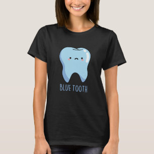T-shirt Bluetooth Funny Technique Blue Tooth Pun Dark BG