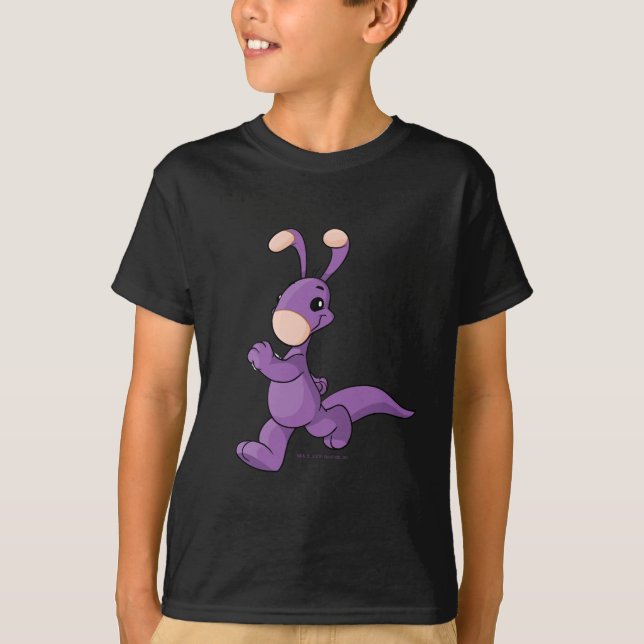 T-shirt Blumaroo pourpre de marche (Devant)