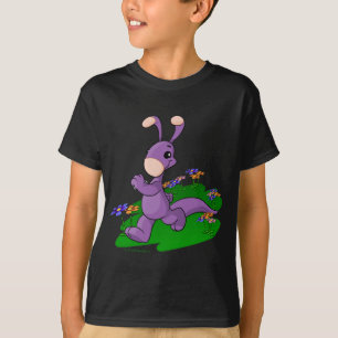 T-shirt Blumaroo pourpre marchant par l'île de Roo