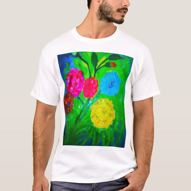 T - Shirt-Blume  T-Shirt (Vorderseite)
