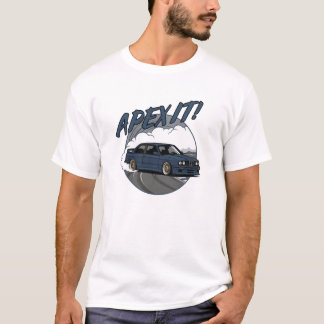 T-Shirt BMW E30 M3 en dérapage rétro – "Apex It!"