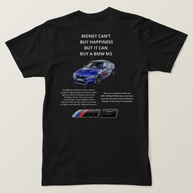 T-shirt bmw M3 (Design dos)