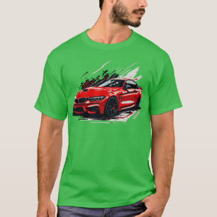 T-shirt BMW rouge M4