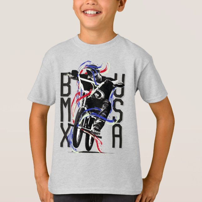 T-shirt Bmx America - Bmx USA (Devant)