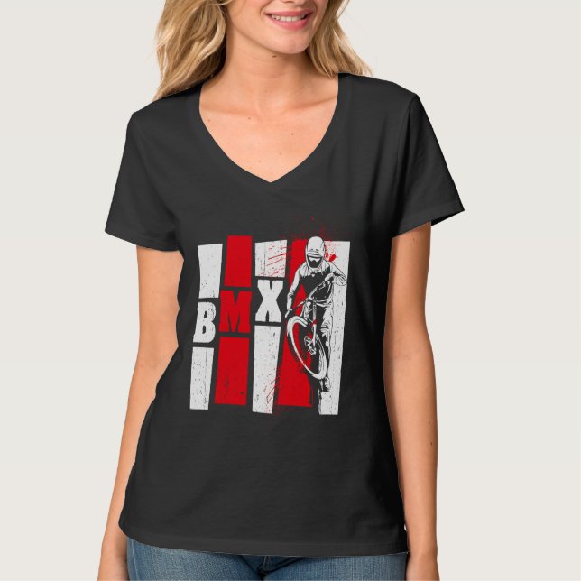 T-shirt BMX cool retro fan  for kids men and women (Devant)