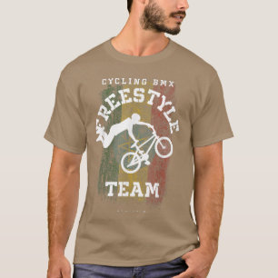 T-shirt BMX Freestyle Vélo Ethiopie Drapeau Vélo BM