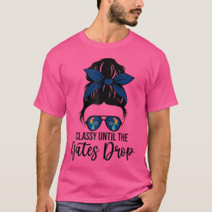 T-shirt Bmx Girl Classy Jusqu'À La Porte Drop Bmx Maman Bm
