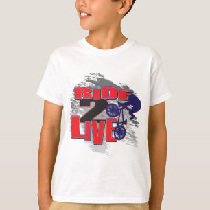 T-shirt BMX Live to Ride Ride Ride to Live