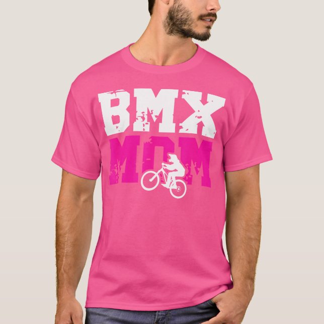 T-shirt Bmx Maman De Bmx Rider Mère Fier Bmx Mama (Devant)