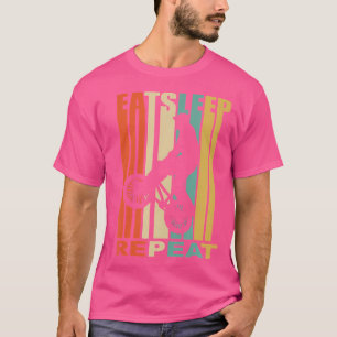 T-shirt Bmx Mange Sleep Bmx Wheelie Répéter Bmx