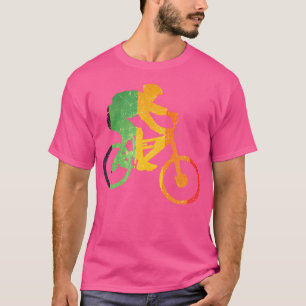T-shirt Bmx Mtb Stunts Vélo Randonnée Vélo Randonnée Funny