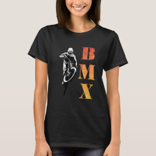 T-shirt BMX MTB Stunts Vélo Vélo Vintage Motocros