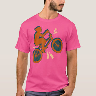 T-shirt Bmx Pour Cyclistes FreeBike Motif Pour Enfants