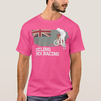 T-shirt BMX Vélo Fidji Drapeau Vélo Course BMX 345