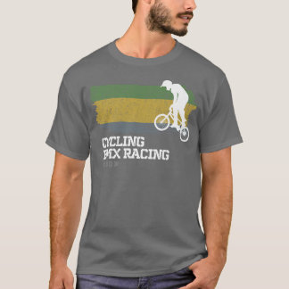 T-shirt BMX Vélo Gabon Drapeau Vélo Vélo Course BMX 307