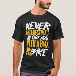 T-shirt BMX Vieux Vélo Vélo Freestyle Vélo Dirt