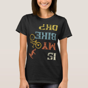 T-shirt BMX VTT Dirt Course Retro Biker Est Mon Bi