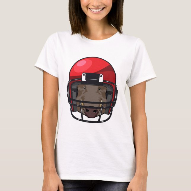 T-shirt Boar at Football Sports (Devant)