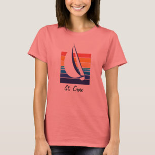 T-shirt Boat Color Carré_St. Croix