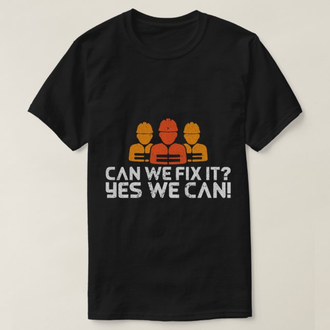 T-shirt Bob Builder I Builder et ouvrier du bâtiment (Design devant)