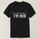 T-shirt Bob confiant - Hommes Décontractés (Design devant)