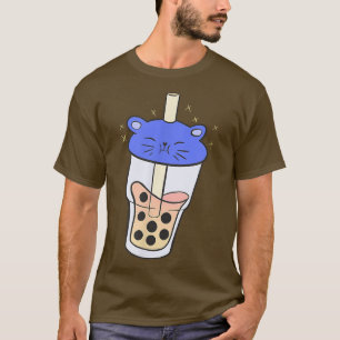 T-shirt Boba Bubble Thé Perle Lait Tendance Boire Bear Cup
