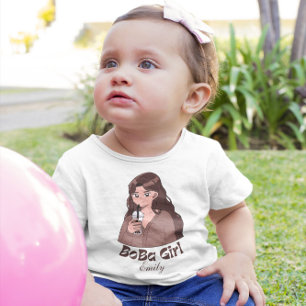 T-shirt Boba Girl, boba thé bulle thé