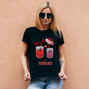 T-shirt Boba Love pour toujours – Joli couple pour la Sain