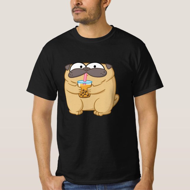 T-shirt Boba Pug (Devant)