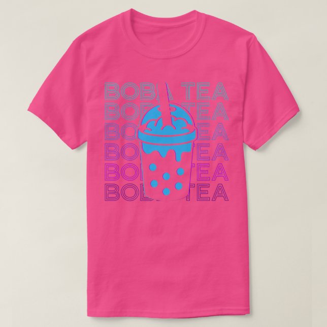 T-shirt Boba Tea Bubble Tea Milk Tea Retro Premium  (Design devant)